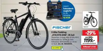 Lidl Fischer E-Bike Trekking ,,ETH/ETD 2206", 28 Zoll Angebot