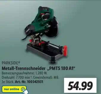 Lidl Parkside Metall Trennschneider ,,PMTS 180 A1" Angebot