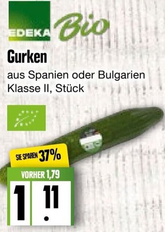 Edeka Frischemarkt Edeka Bio Gurken Angebot