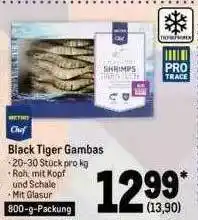 METRO Metro chef black tiger gambas Angebot