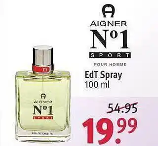 Rossmann Aigner n°1 sport pour homme edt spray Angebot