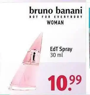 Rossmann Bruno banani woman edt spray Angebot