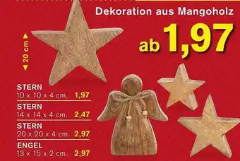 KODi Dekoration aus mangoholz Angebot