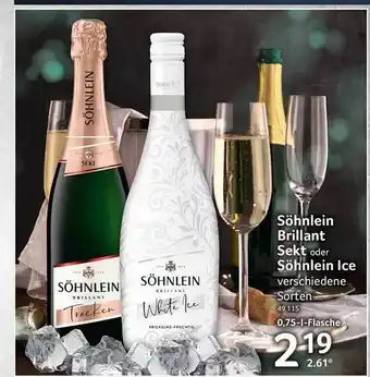 Selgros Söhnlein brillant sekt oder söhnlein ice Angebot