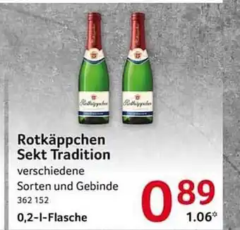 Selgros Rotkäppchen sekt tradition Angebot