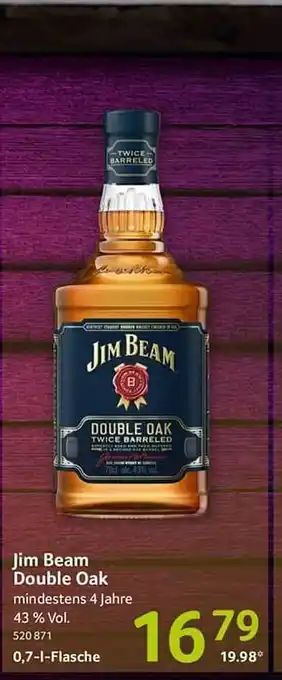 Selgros Jim bean double oak Angebot