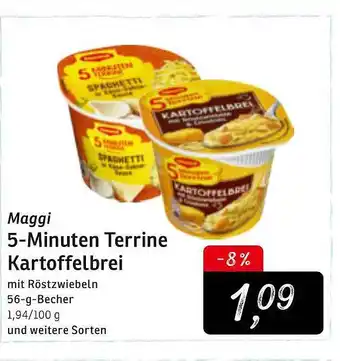 KONSUM Maggi 5-Minuten-Terrine Kartoffelbrei Angebot