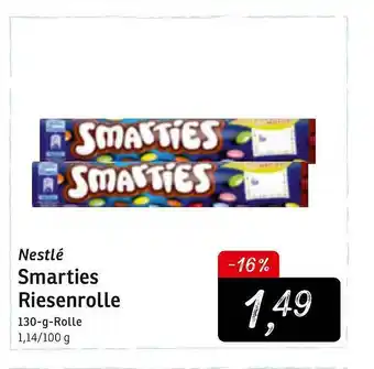 KONSUM Nestlé Smarties Riesenrolle Angebot