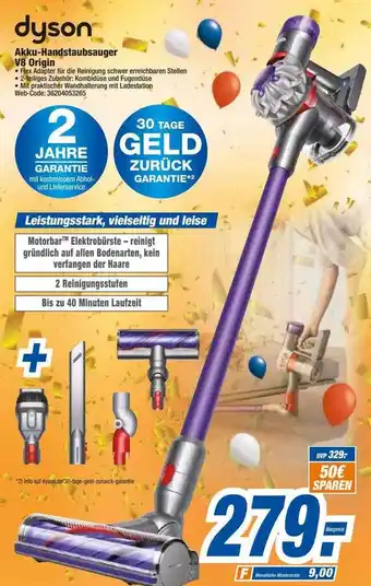 HEM Expert Dyson akku-handstaubsauger v8 origin Angebot