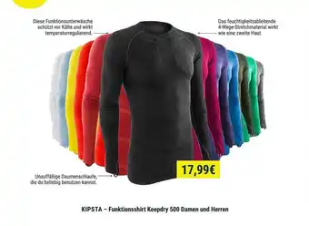 Decathlon Kipsta funktionsshirt keepdry 500 damen oder herren Angebot