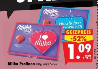 Mäc Geiz Milka pralinen Angebot