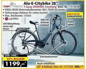 Norma24 Topvelo alu-e-citybike 28 Angebot