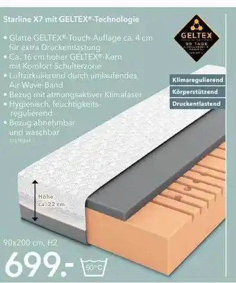 Schaffrath Starline x7 mit geltex-technologie Angebot