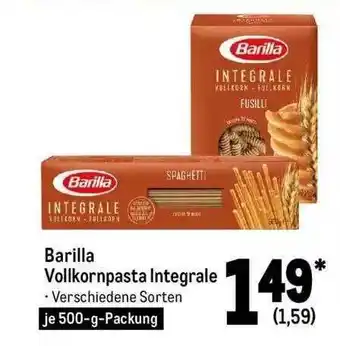 METRO Barilla vollkornpasta integrale Angebot