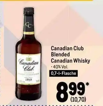 METRO Canadian club blended canadian whisky Angebot