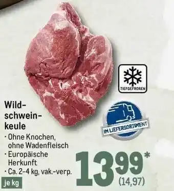 METRO Wild-schweinkeule Angebot