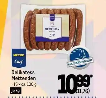 METRO Delikatess mettenden Angebot