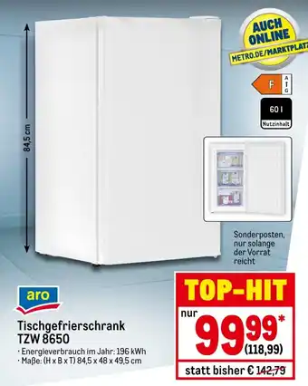 METRO aro Tischgefrierschrank | TZW 8650 Angebot