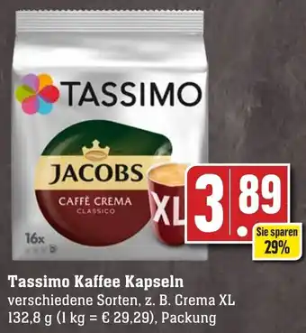 Edeka Neukauf Jacobs Tassimo Kaffee Kapseln 132,8 g Packung Angebot