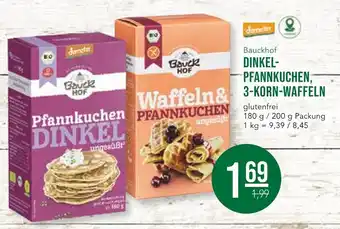 Naturkind Demeter Bauckhof Dinkel Pfannkuchen, 3 Korn Waffeln 180 g/200 g Packung Angebot