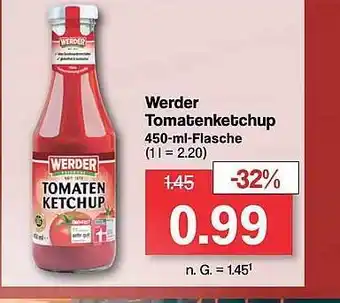 Famila Nord West Werder tomatenketchup Angebot