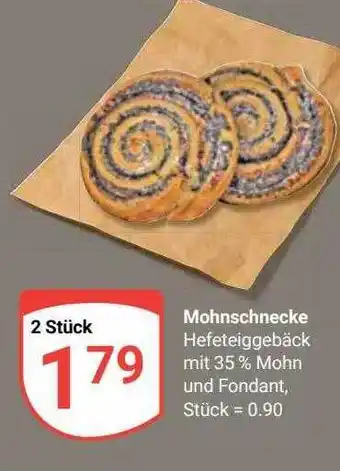 Globus Mohnschnecke Angebot