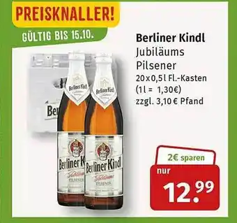 Markgrafen Berliner kindl jubiläums pilsener Angebot