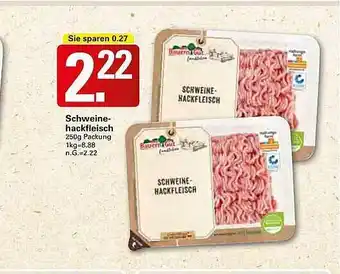 WEZ Schweine hackfleisch Angebot