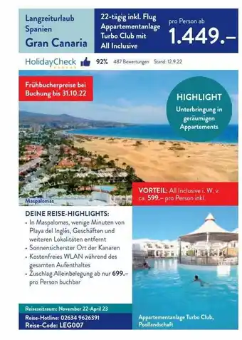 Aldi Nord Gran canaria Angebot