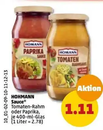 PENNY Hohmann sauce Angebot