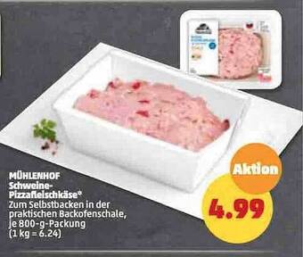 PENNY Mühlenhof schweine-pizzafleischkäse Angebot