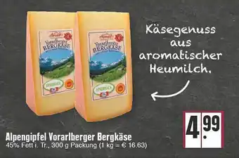 Edeka Alpengipfel vorarlberger bergkäse Angebot