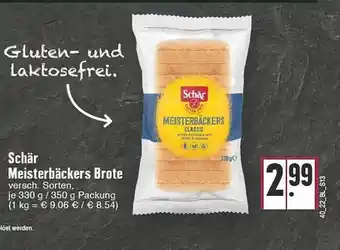 Edeka Schär meisterbäckers brote Angebot