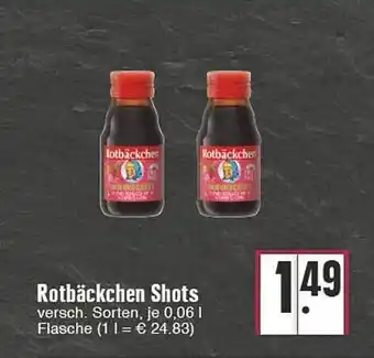 Edeka Rotbäckchen shots Angebot