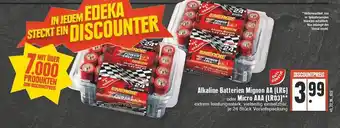 Edeka Alkaline batterien mignon aa (lr6) oder micro aaa (lr03) gut & günstig Angebot