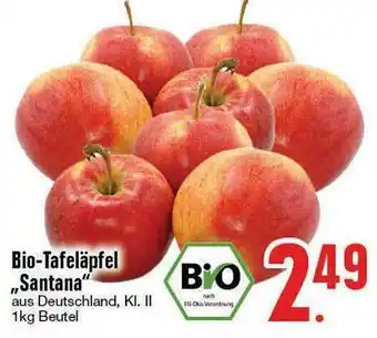 Edeka Bio-tafeläpfel „santana“ Angebot