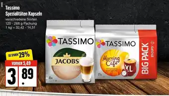 Edeka Tassimo spezialitäten kapseln Angebot