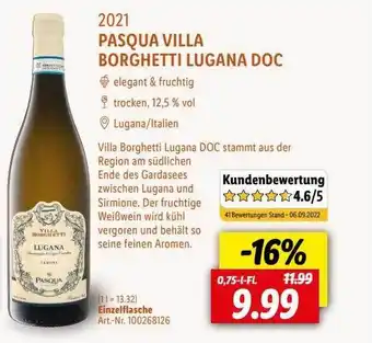 Lidl 2021 pasqua villa borghetti lugana doc Angebot