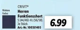 Lidl Crivit herren funktionsshort Angebot