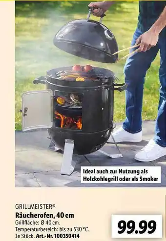 Lidl Grillmeister räucherofen 40 cm Angebot