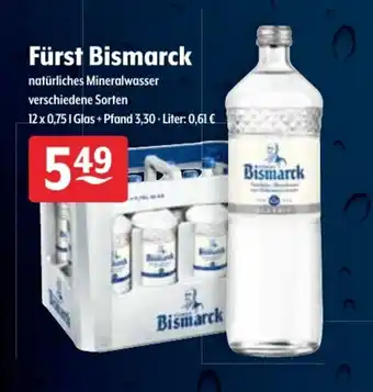 Getränke Hoffmann Fürst Bismarck 12x0,75L Angebot