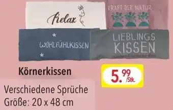 Groschen Körnerkissen Angebot