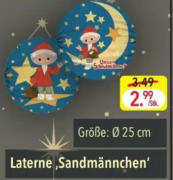 Groschen Sandmännchen Laterne Angebot