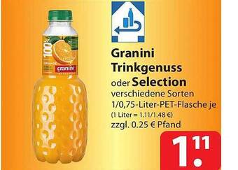 Famila Nord Ost Granini trinkgenuss oder selection Angebot