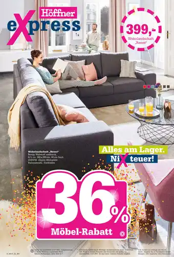 Höffner Wohnlandschaft Reneé Angebot