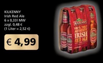 Getränke Hoffmann Kilkenny Irish Red Ale 6x0,33L Angebot