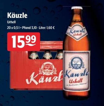 Getränke Hoffmann Käuzle 20x0,5L Angebot