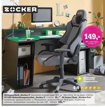 Höffner Gamertisch Zocker 2 Angebot