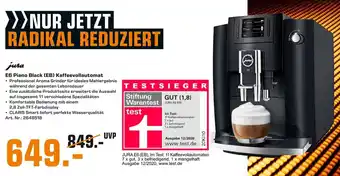 Saturn Jura E6 Piano Black (EB) Kaffeevollautomat Angebot