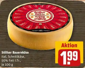 REWE Stilfser Bauernkäse 100 g Angebot